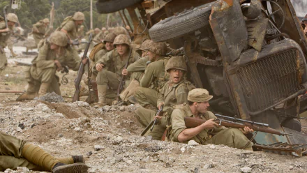 soldier war TV Show The Pacific (2010) HD Desktop Wallpaper | Background Image