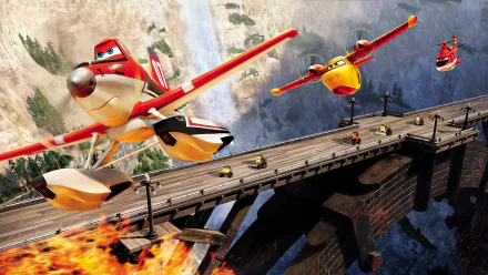 movie Planes: Fire & Rescue HD Desktop Wallpaper | Background Image