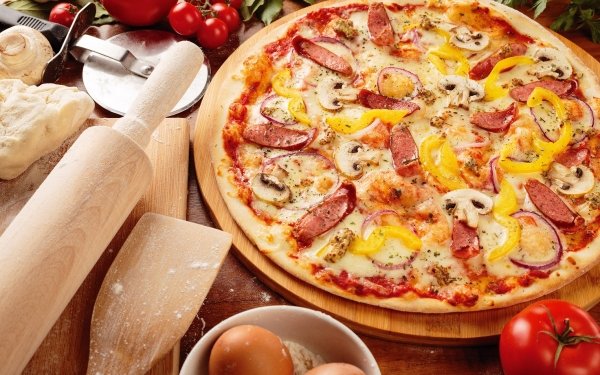 Food Pizza Still Life HD Wallpaper | Background Image