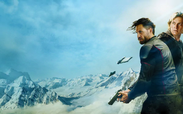 Bodhi (Point Break) Edgar Ramírez Luke Bracey Johnny Utah movie Point Break (2015) HD Desktop Wallpaper | Background Image