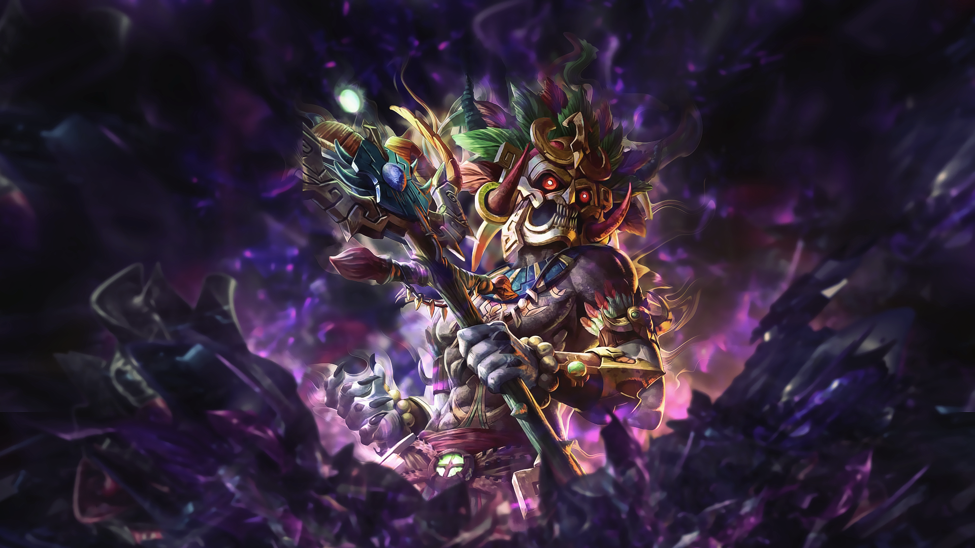 Download Ah Puch (Smite) Video Game Smite HD Wallpaper by SpiritAJ