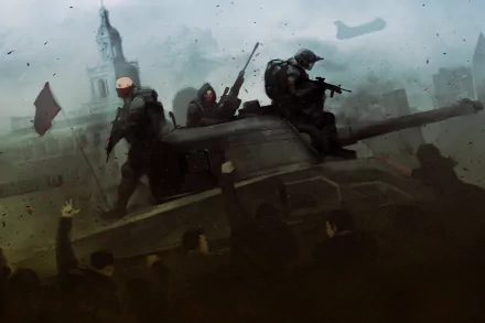 soldier tank video game Homefront HD Desktop Wallpaper | Background Image