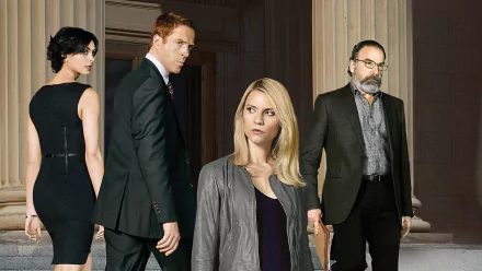 Mandy Patinkin Damian Lewis Claire Danes TV Show Homeland HD Desktop Wallpaper | Background Image