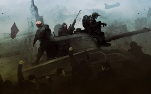 soldier tank video game Homefront HD Desktop Wallpaper | Background Image