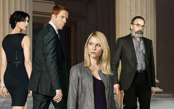 Mandy Patinkin Damian Lewis Claire Danes TV Show Homeland HD Desktop Wallpaper | Background Image