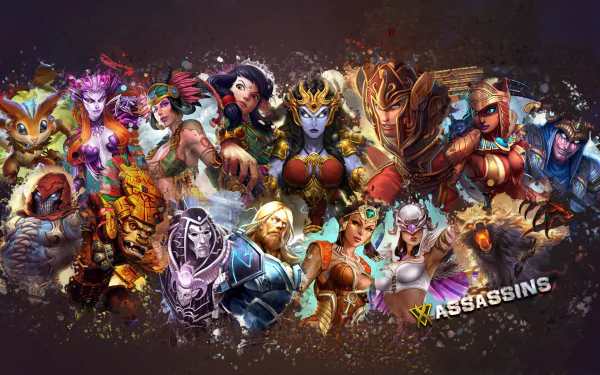  Smite Assassins Wallpaper by Getsukeii