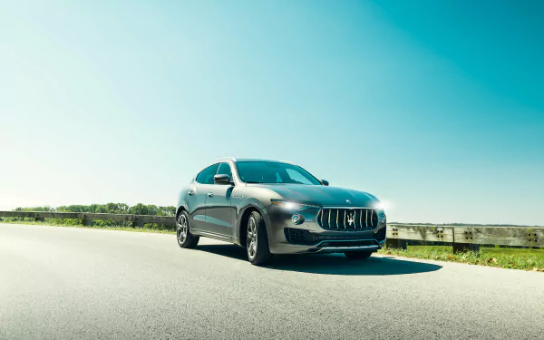 silver car SUV car Maserati vehicle Maserati Levante HD Desktop Wallpaper | Background Image