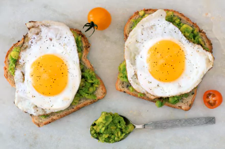 toast food egg HD Desktop Wallpaper | Background Image