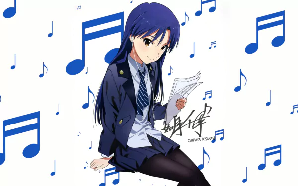 Chihaya Kisaragi Anime The iDOLM@STER HD Desktop Wallpaper | Background Image