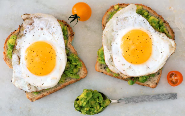 toast food egg HD Desktop Wallpaper | Background Image