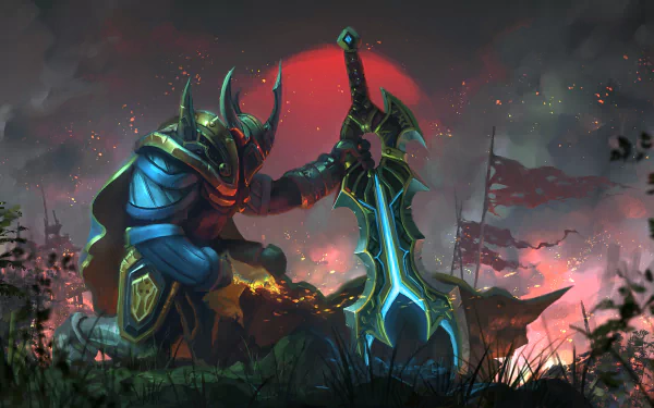 sword armor warrior Sven (DotA 2) video game DotA 2 HD Desktop Wallpaper | Background Image