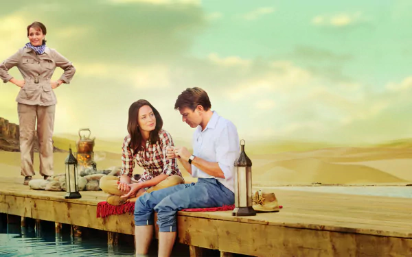 Kristin Scott Thomas Ewan McGregor Emily Blunt movie Salmon Fishing in the Yemen HD Desktop Wallpaper | Background Image