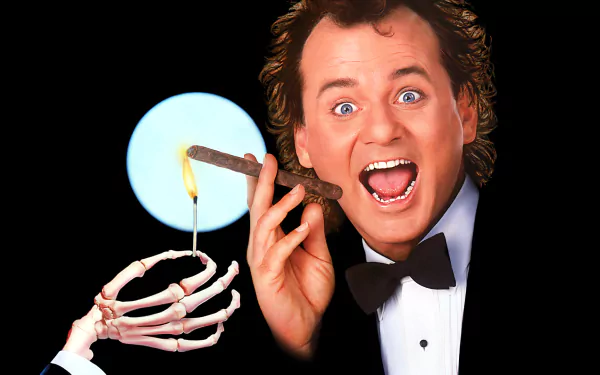 Bill Murray movie Scrooged HD Desktop Wallpaper | Background Image