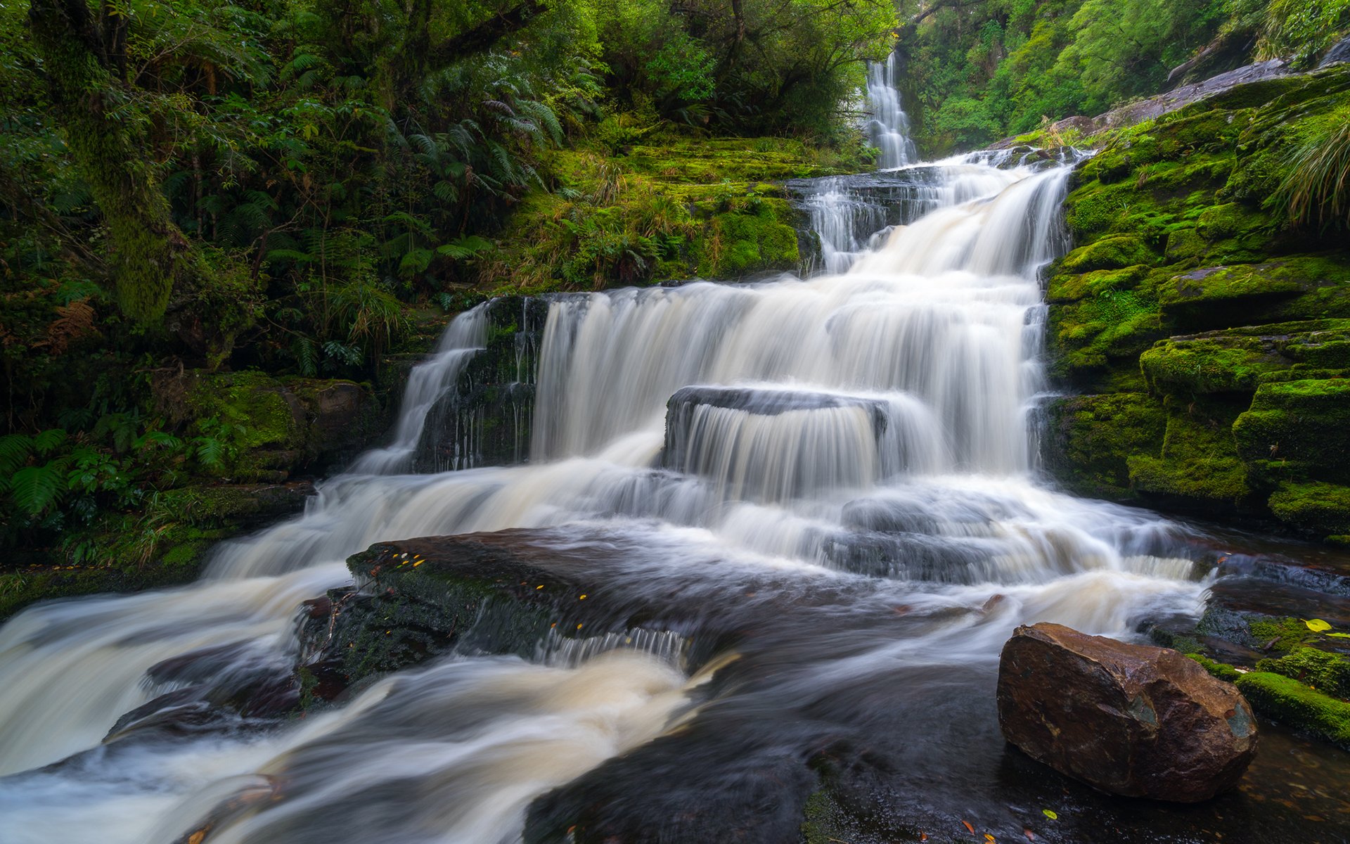 Cascading Waterfall
