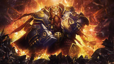  Magni Bronzebeard Hearthstone by SpiritAJ