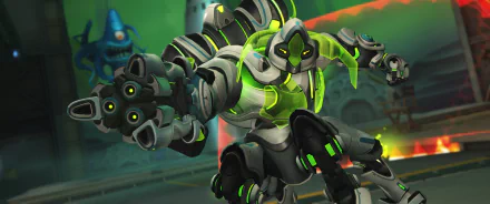 Orisa (Overwatch) video game Overwatch HD Desktop Wallpaper | Background Image