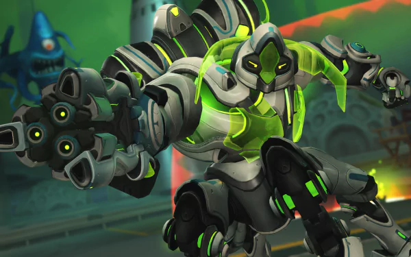 Orisa (Overwatch) video game Overwatch HD Desktop Wallpaper | Background Image