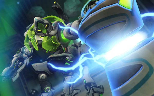 Orisa (Overwatch) video game Overwatch HD Desktop Wallpaper | Background Image