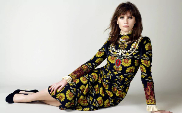 brunette actress Celebrity Felicity Jones HD Desktop Wallpaper | Background Image