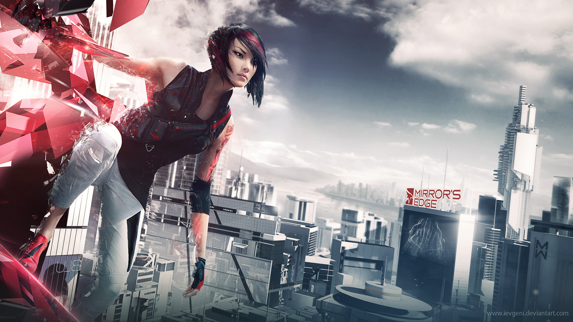 Wallpaper mirrors edge, mirror, corporation, silvine system for mobile and  desktop, section игры, resolution 1920x1080 - download