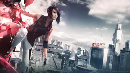 Faith Connors video game Mirror's Edge HD Desktop Wallpaper | Background Image