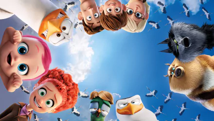 movie Storks HD Desktop Wallpaper | Background Image