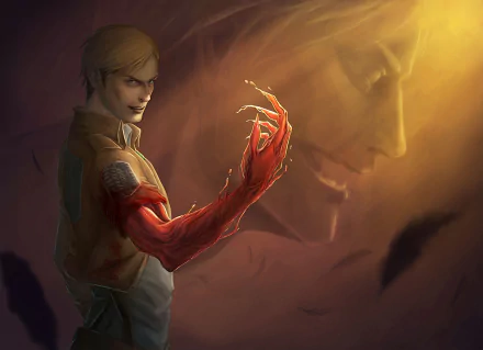 Erwin Smith Attack on Titan Anime HD Desktop Wallpaper | Background Image