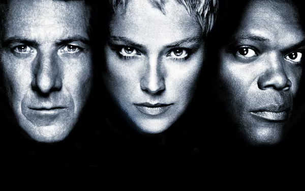 Sharon Stone Samuel L. Jackson Dustin Hoffman movie sphere HD Desktop Wallpaper | Background Image