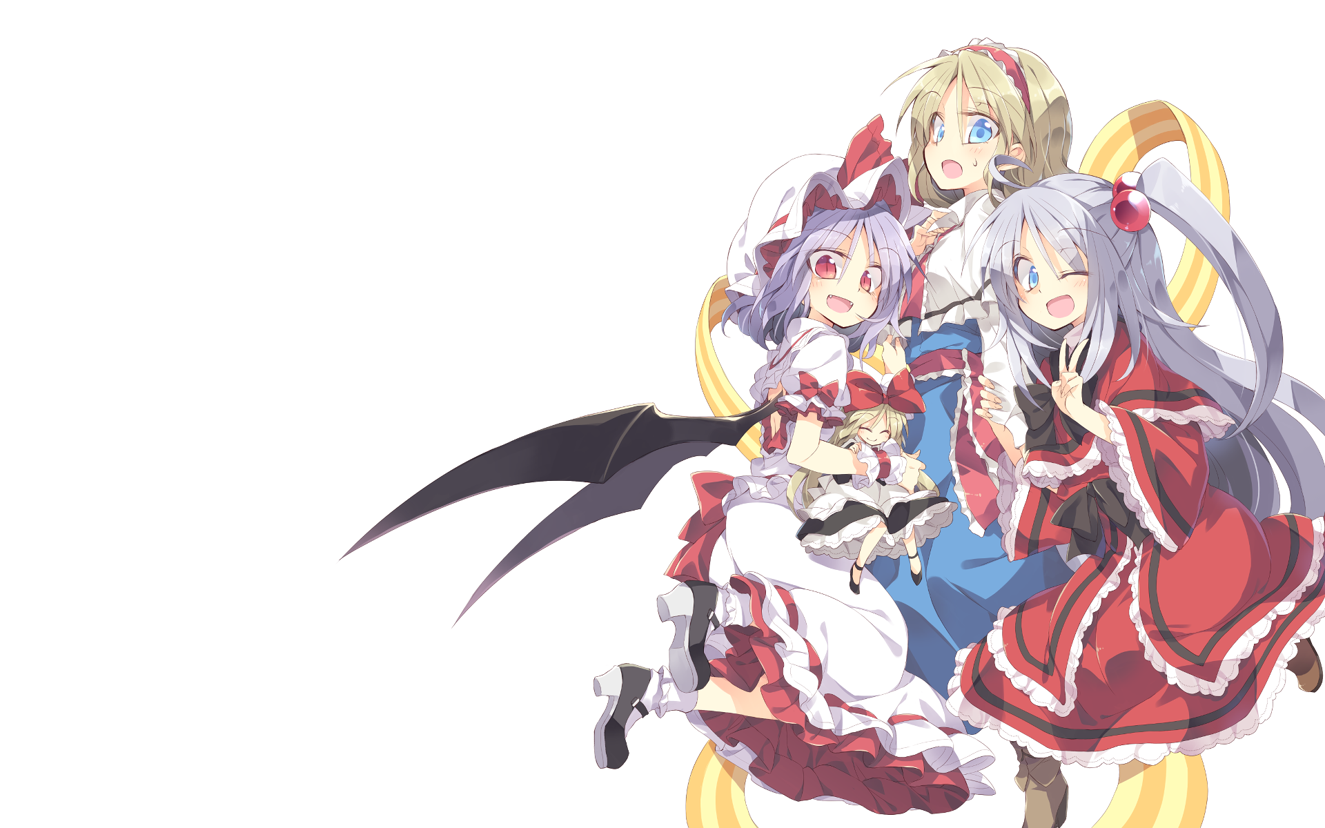 Download Shinki (Touhou) Shanghai Doll Remilia Scarlet Alice Margatroid Anime Touhou HD Wallpaper