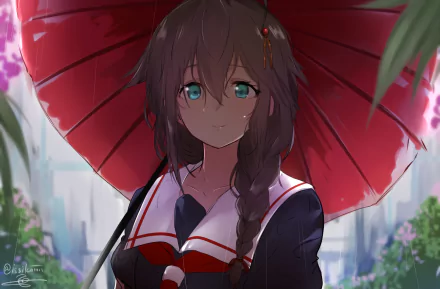 Shigure (Kancolle) Anime Kantai Collection HD Desktop Wallpaper | Background Image