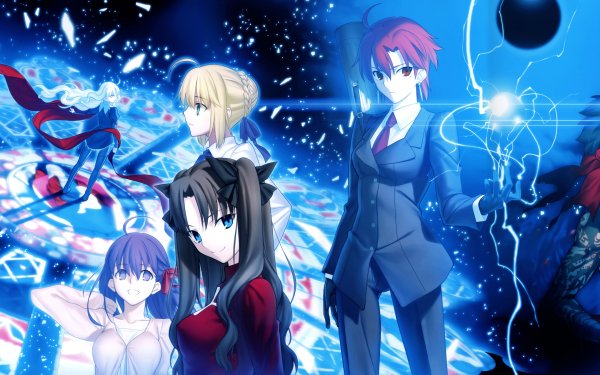 Anime Fate/Hollow Ataraxia Fate Series Rin Tohsaka Saber Sakura Matou Caren Hortensia Bazett Fraga McRemitz Sola-Ui Nuada-Re Sophia-Ri Angra Mainyu HD Wallpaper | Background Image