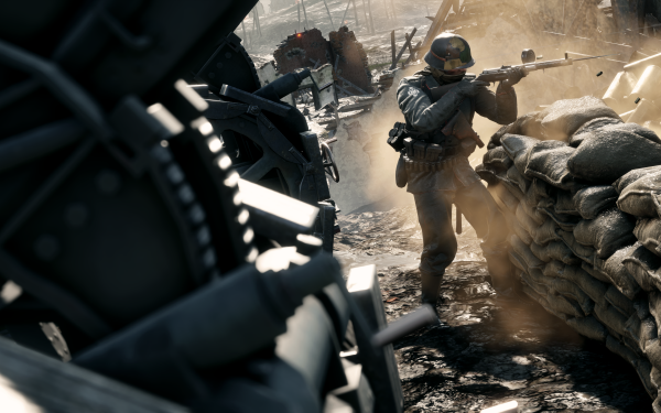Video Game Battlefield 1 Battlefield Soldier Rifle HD Wallpaper | Background Image