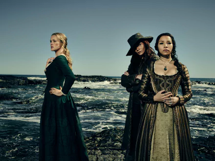 Anne Bonny (Black Sails) Clara Paget Jessica Parker Kennedy Max (Black Sails) Hannah New Eleanor Guthrie TV Show Black Sails HD Desktop Wallpaper | Background Image