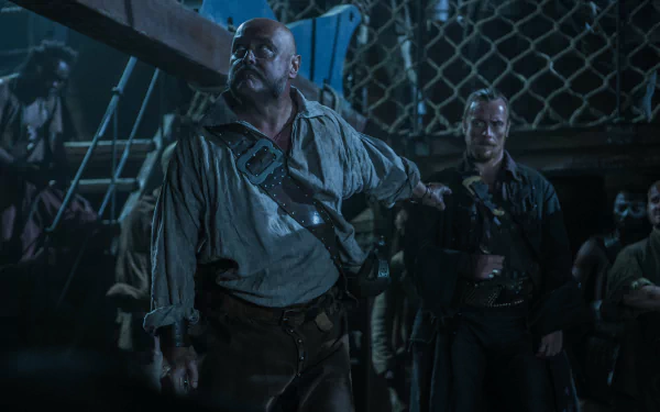 Mark Ryan Hal Gates (Black Sails) Captain Flint (Black Sails) Toby Stephens TV Show Black Sails HD Desktop Wallpaper | Background Image