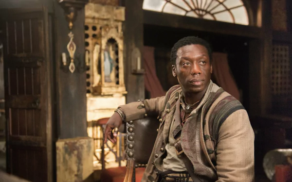 Mr. Scott (Black Sails) Hakeem Kae-Kazim TV Show Black Sails HD Desktop Wallpaper | Background Image