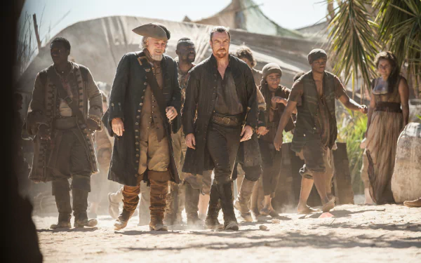 Patrick Lyster Benjamin Hornigold (Black Sails) Captain Flint (Black Sails) Toby Stephens TV Show Black Sails HD Desktop Wallpaper | Background Image
