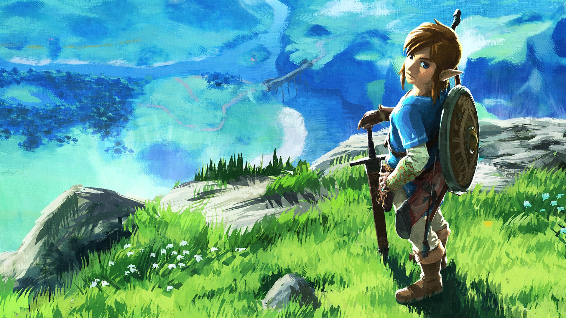 Link In Breath Of The Wild HD Wallpaper