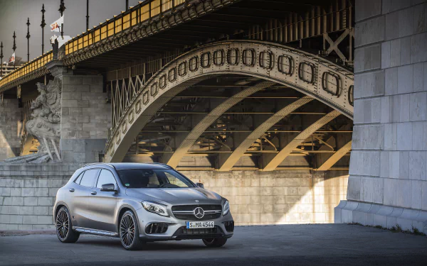 SUV silver car car Mercedes-Benz vehicle Mercedes-Benz GLA-Class HD Desktop Wallpaper | Background Image