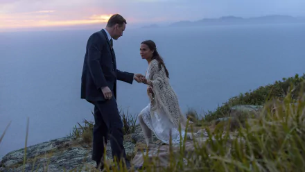 Alicia Vikander Michael Fassbender movie The Light Between Oceans HD Desktop Wallpaper | Background Image
