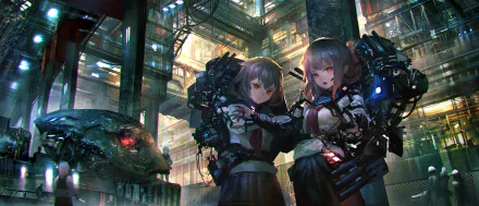 Inazuma (Kancolle) Ikazuchi (Kancolle) Anime Kantai Collection HD Desktop Wallpaper | Background Image