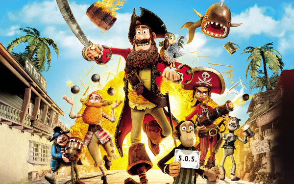 movie The Pirates! Band of Misfits HD Desktop Wallpaper | Background Image