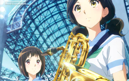Haruka Ogasawara Kaori Nakaseko Anime Sound! Euphonium HD Desktop Wallpaper | Background Image