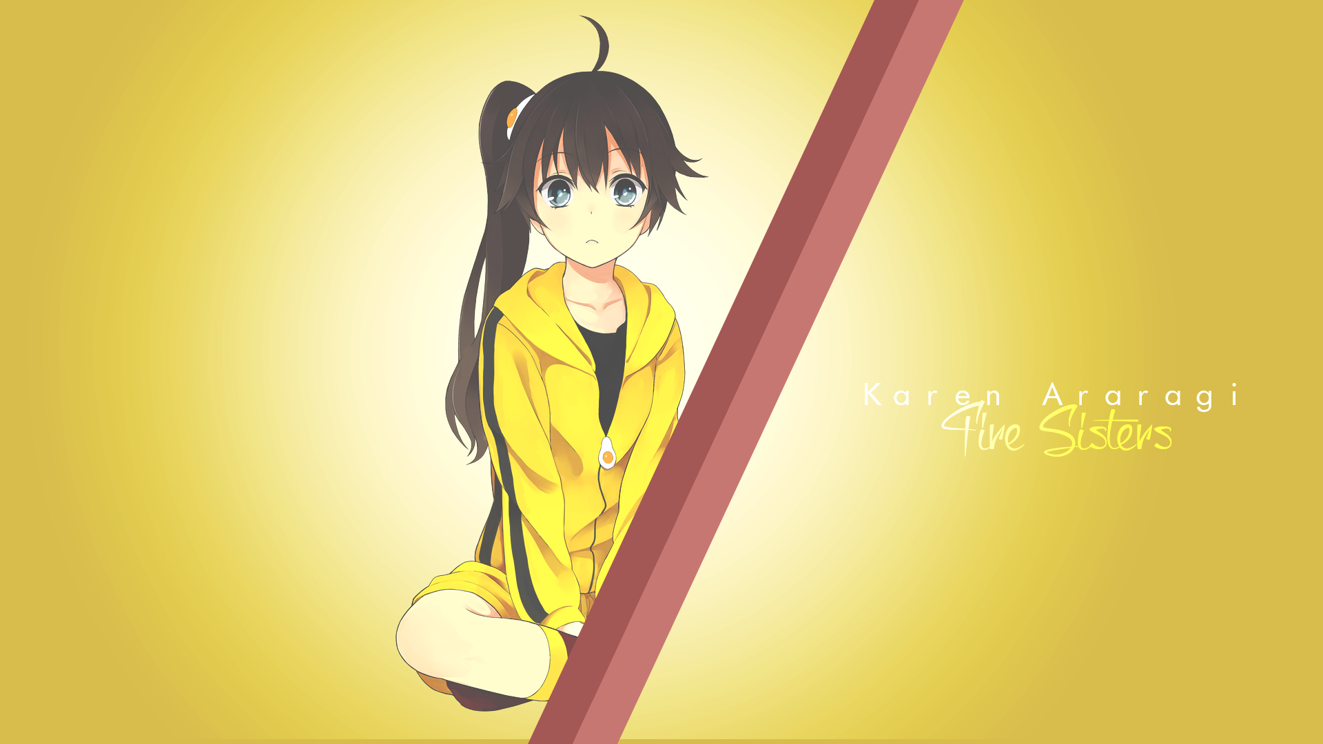 Download Karen Araragi Anime Monogatari Series Hd Wallpaper