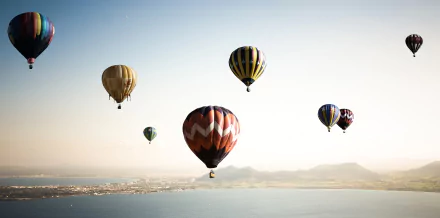 vehicle hot air balloon HD Desktop Wallpaper | Background Image