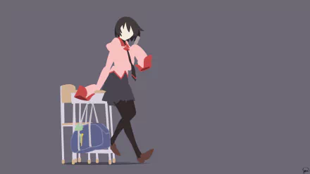 Ougi Oshino Anime Monogatari (Series) HD Desktop Wallpaper | Background Image