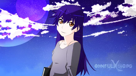 Suruga Kanbaru Anime Monogatari (Series) HD Desktop Wallpaper | Background Image