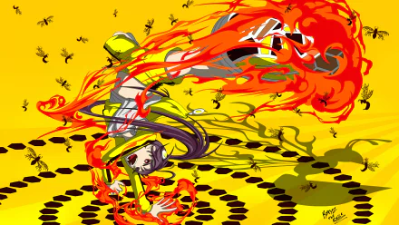 Karen Araragi Anime Monogatari (Series) HD Desktop Wallpaper | Background Image