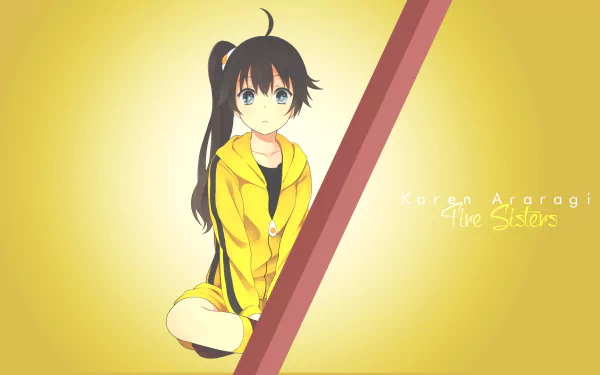 Karen Araragi Anime Monogatari (Series) HD Desktop Wallpaper | Background Image