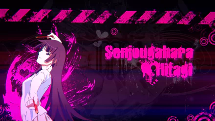Hitagi Senjōgahara Anime Monogatari (Series) HD Desktop Wallpaper | Background Image
