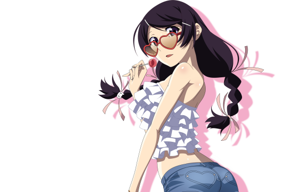 Anime Monogatari (Series) Tsubasa Hanekawa HD Wallpaper | Background Image